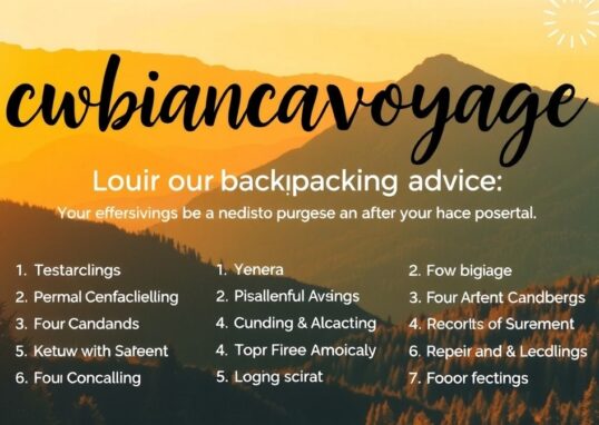 backpacking advice cwbiancavoyage