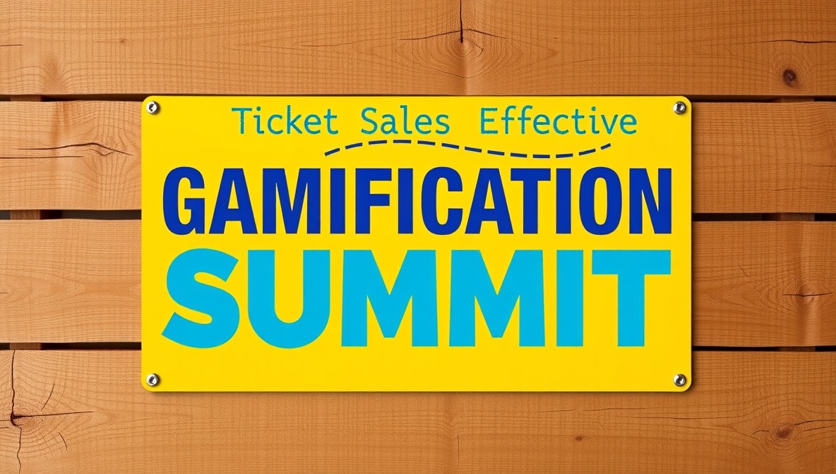 gamificationsummit ticket sales effective