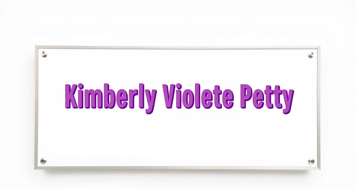 kimberly violette petty