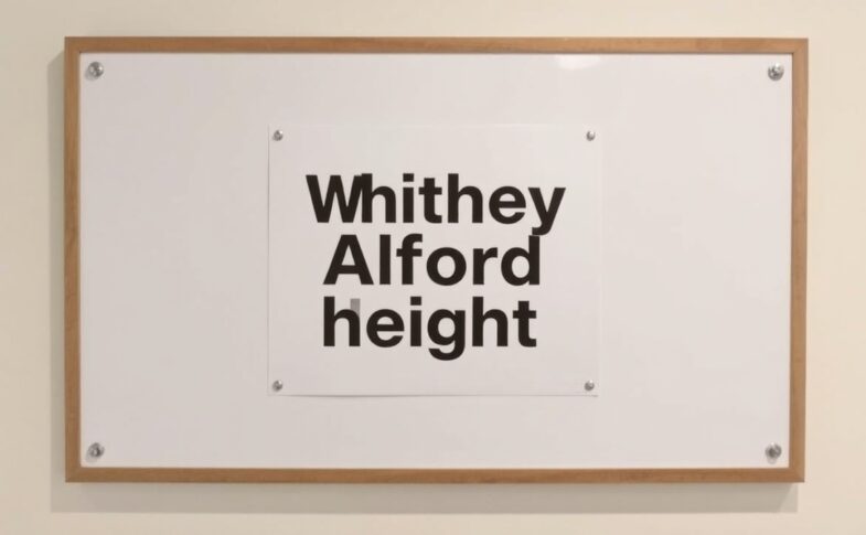 whitney alford height