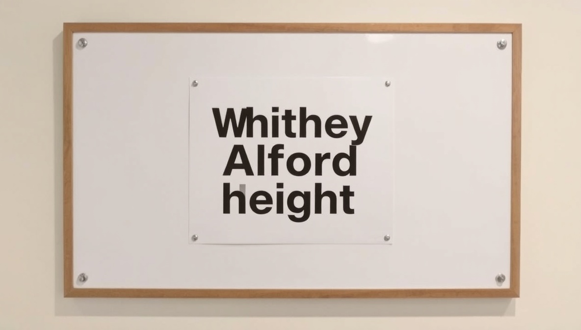 whitney alford height